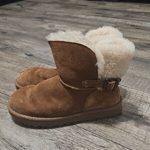 UGG Karel Classic Ankle Cozy Suede Boots